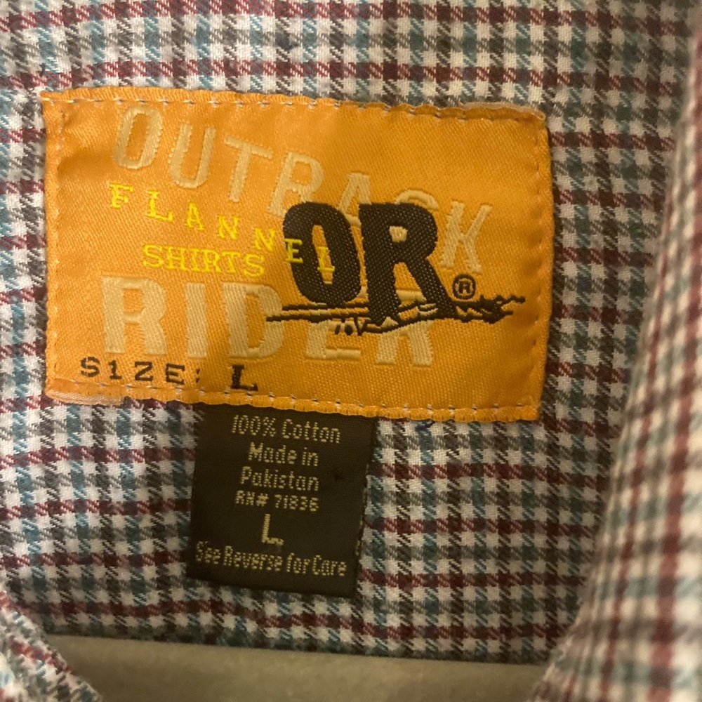 Outback Rider flannel - Picture 6 of 7